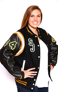 Football Black And Yellow Varsity Wool Leather Jacket - Just